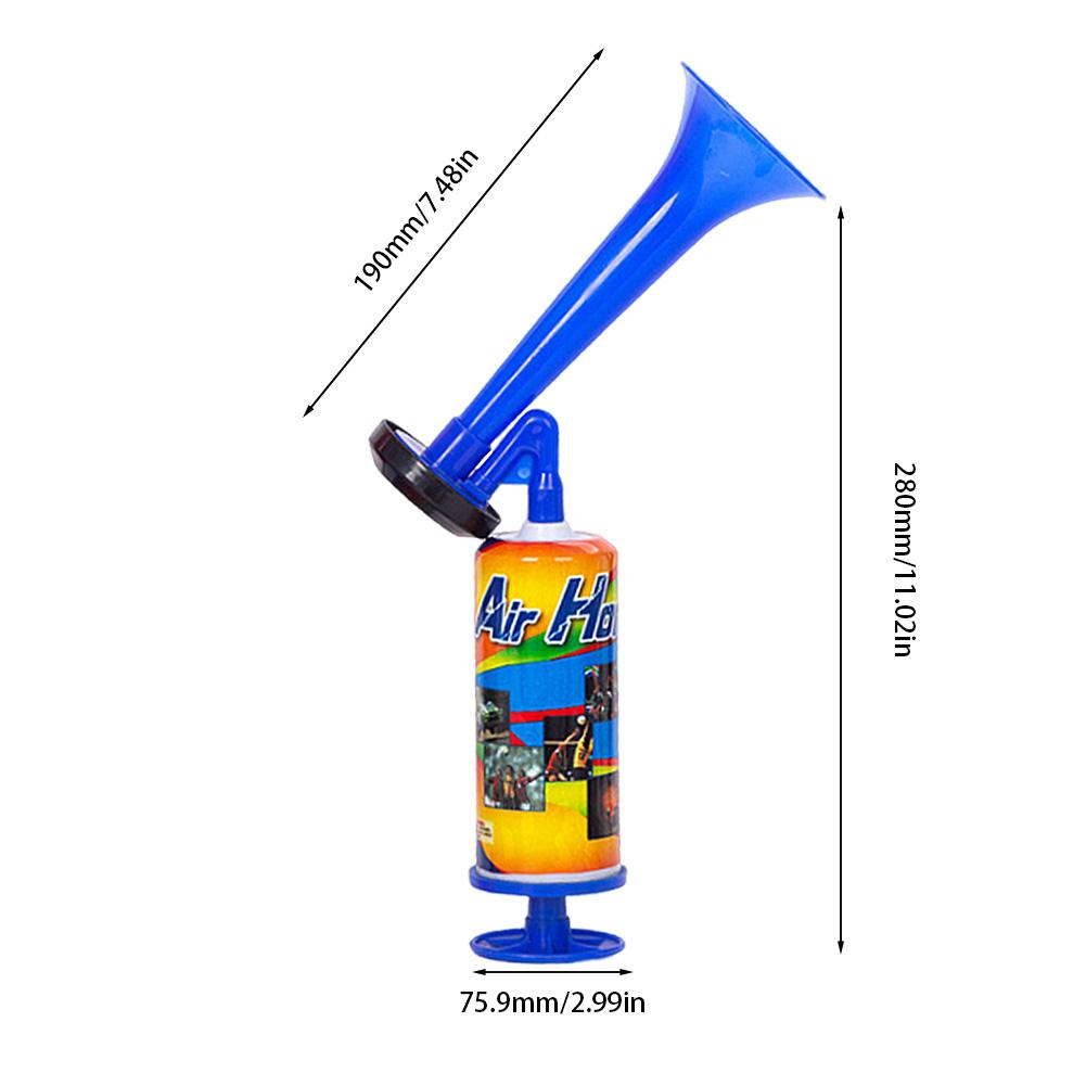 Super Horn Hand Pump Air Horn Cheer Ball Football Fans Horn With a Loud iniature Hand Pump Balloon Horn For Use in Sports Games
