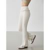 Mitaogirl Kendall Frill Micro-Pull Yoga Pants Women New Fake Two-Piece Trumpet Pants Sports Fitness Pants