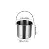 3/5L Stainless Steel Ice Bucket Wine Beer Cooler Bucket Ice Maker For KTV Bar Kitchen Party Barware Snack Bucket Container