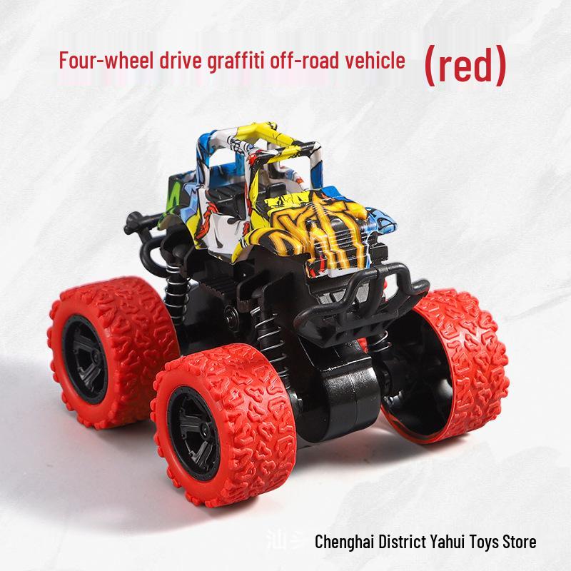 Douyin Kids' Toy Stunt Off-Road 4WD Car Model