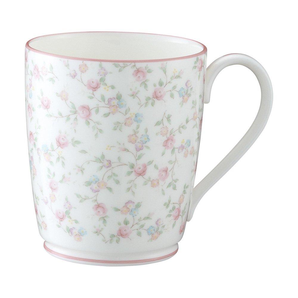 Noritake Cutie Rose Microwave-Safe Bone China Mug, 295cc, T97280/9940