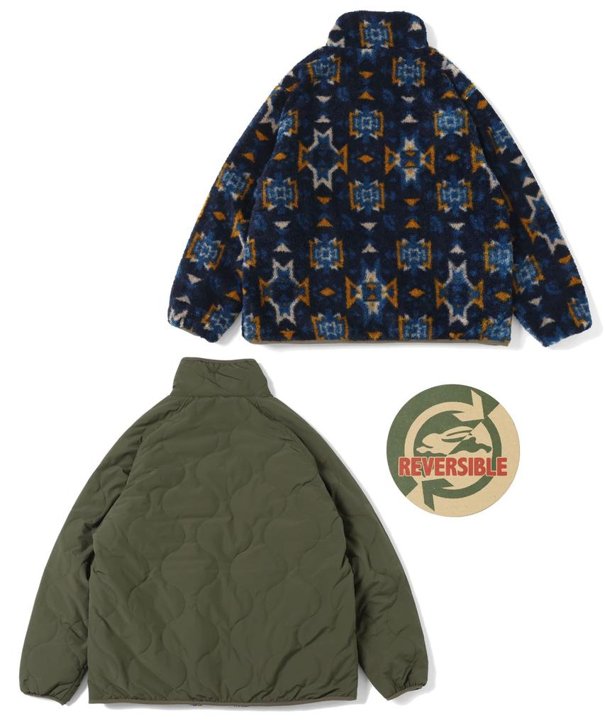 Cliff Mayer Quilted and Patterned Boa Olive Men's Jacket, Large,