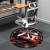 1pc Dragon Phoenix Office Round Area Rug, Under Office Chairs Bedroom Living Room Home Decor, Room Deco, Available in Various Sizes