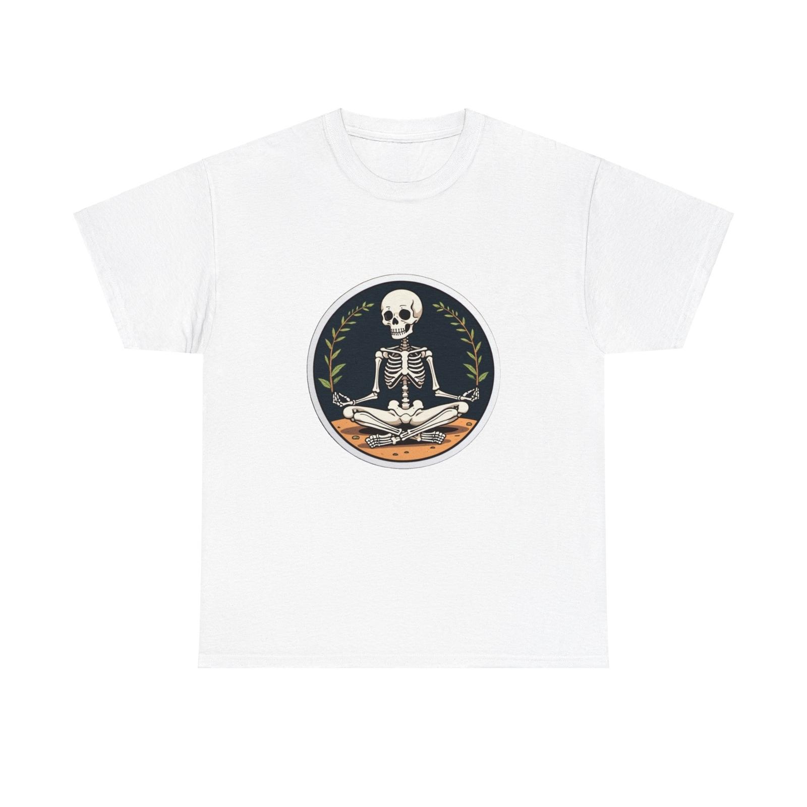 Yogini Skeleton Halloween Tee S