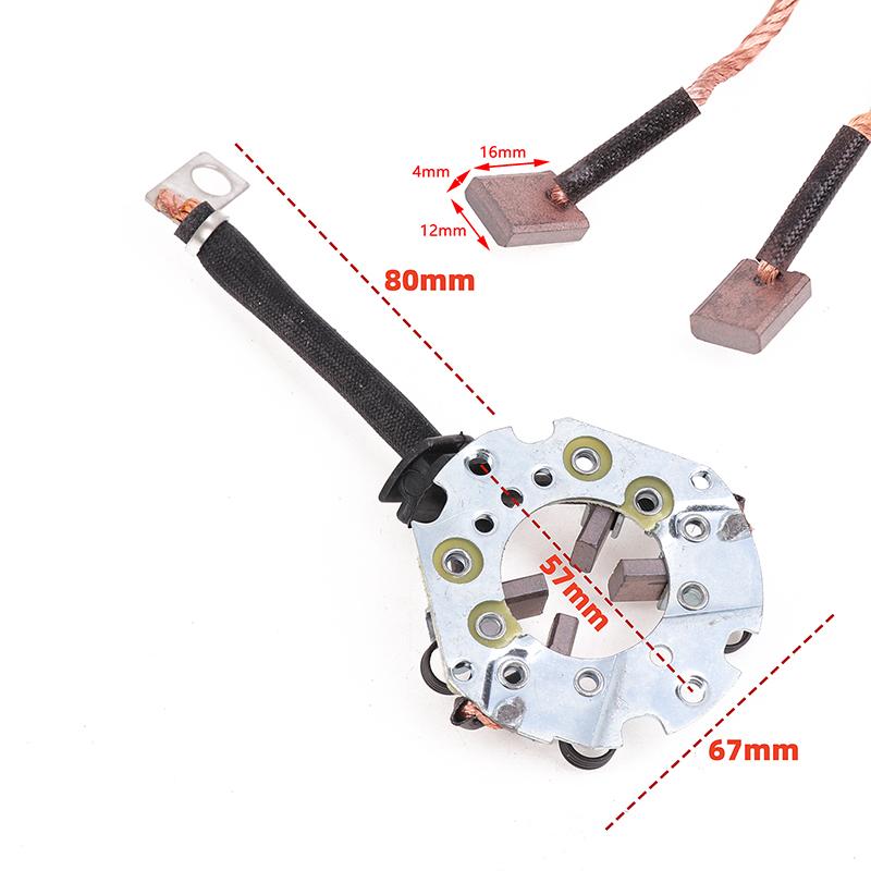 1/4Pcs Diy Accessories Generator Carbon Brush Holder Alternators For Kia Carens Cerato Picanto Rio Sportage Brushes Alternators