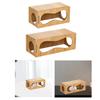 Hamster Tunnel Wood Tube Tunnel Cage Accessory Interesting Hideout Hamster Exploring Toys for Rat Hedgehog Pet Supplies