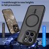 KEYSION Matte Translucent Magnetic Phone Case for HONOR X7d 5G Silicone+PC Clear Shockproof Cover for Honor 400 Smart 5G
