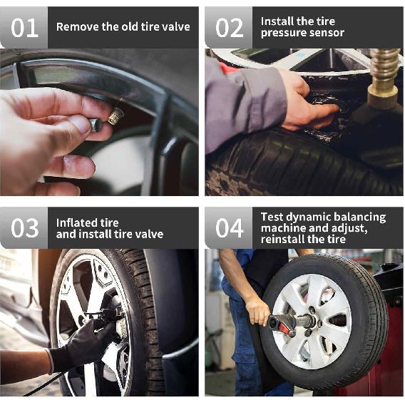 No.56029359AB Tire Pressure Sensor for Jeep Grand Cherokee Commander 2008-2010 Tire Pressure Monitoring Sensor 1 Pcs