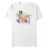 Cute Watercolor Fairytale Princess Bow Accessory Sketch Print Ladies Daily Vacation Casual Streetwear Tops
