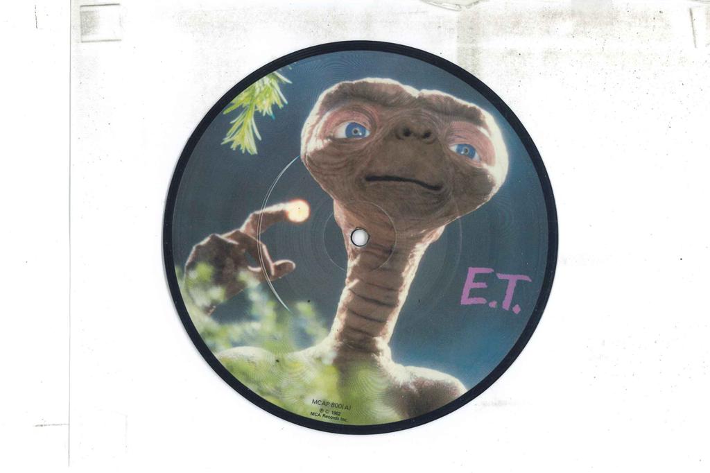 7inch Record JOHN WILLIAMS - E.T. The Extra Terrestrial - Origin MCAP800 MCA 1982 UK Soundtracks & Musicals Used