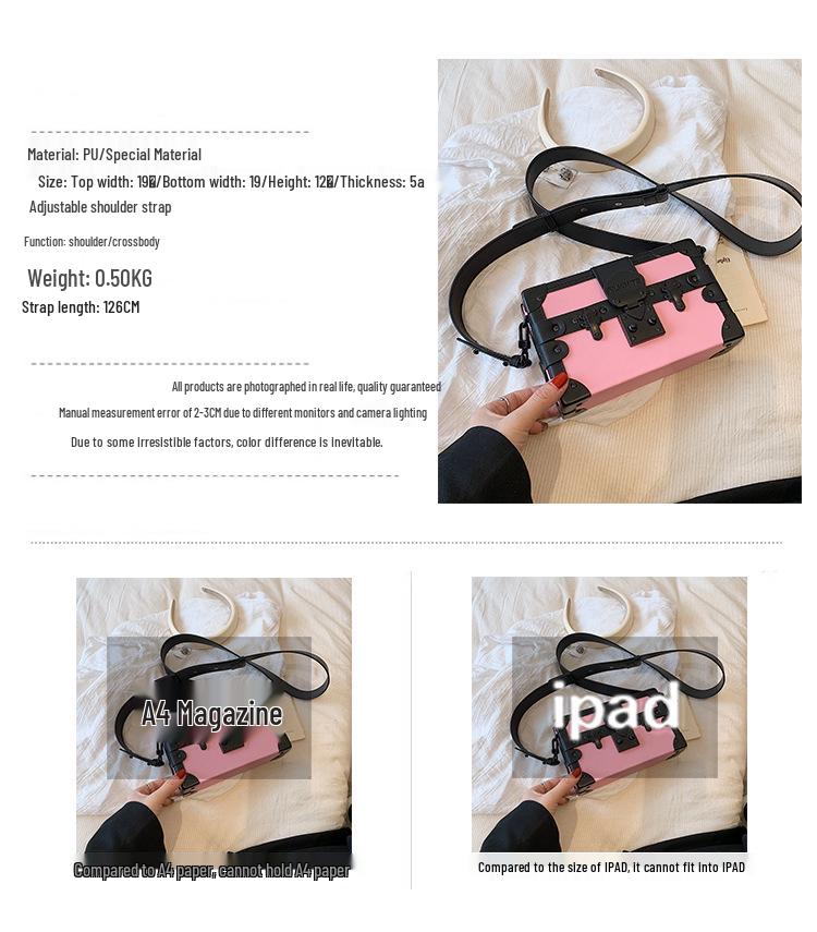 Retro Damen Nischen Messenger Bag 2025: Stilvolle Allround-Kleine Quadratische Tasche