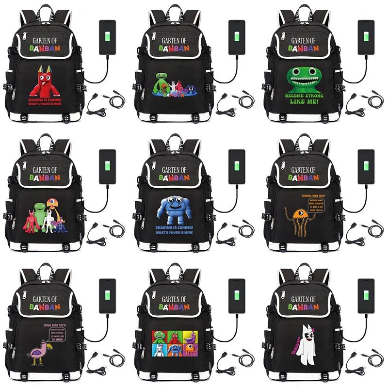 Garten Of Banban Large-capacity Waterproof Usb Charging Schoolbag Backpack Gifts