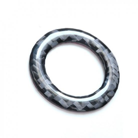 Carbon Fiber Engine Start Push Button Frame Cover Trim For Infiniti Q50 Q60