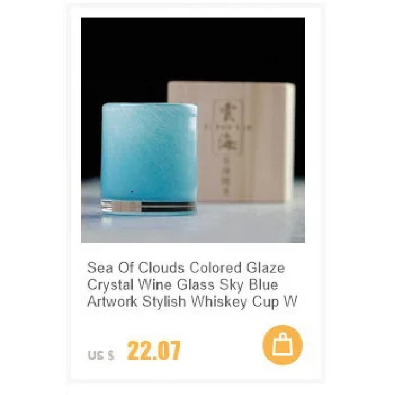 Japanese Edo Designer Crumple Paper Irregular Shape Crystal Faceted Der Whiskybecher Whiskey Whisky Rock Glass Artwork Wine Cup