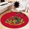 Harry Potter Printed Round Rug Carpet Chair Rug Area Rug Entryway Doormats,for Office Chair Living Room Bedroom Kitchen Room.