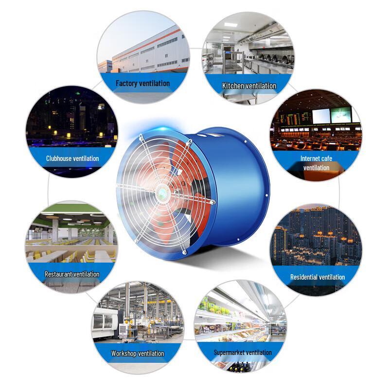 Jundingying SF High-Speed Duct Axial Flow Fan