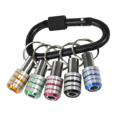 Schraubendreher-Bits-Halter, Verlängerungsstange, Bohrer, 1/4-Zoll-Sechskantschaft, Schraubenadapter, Schnellverschluss, Schlüsselanhänger, einfacher Wechsel