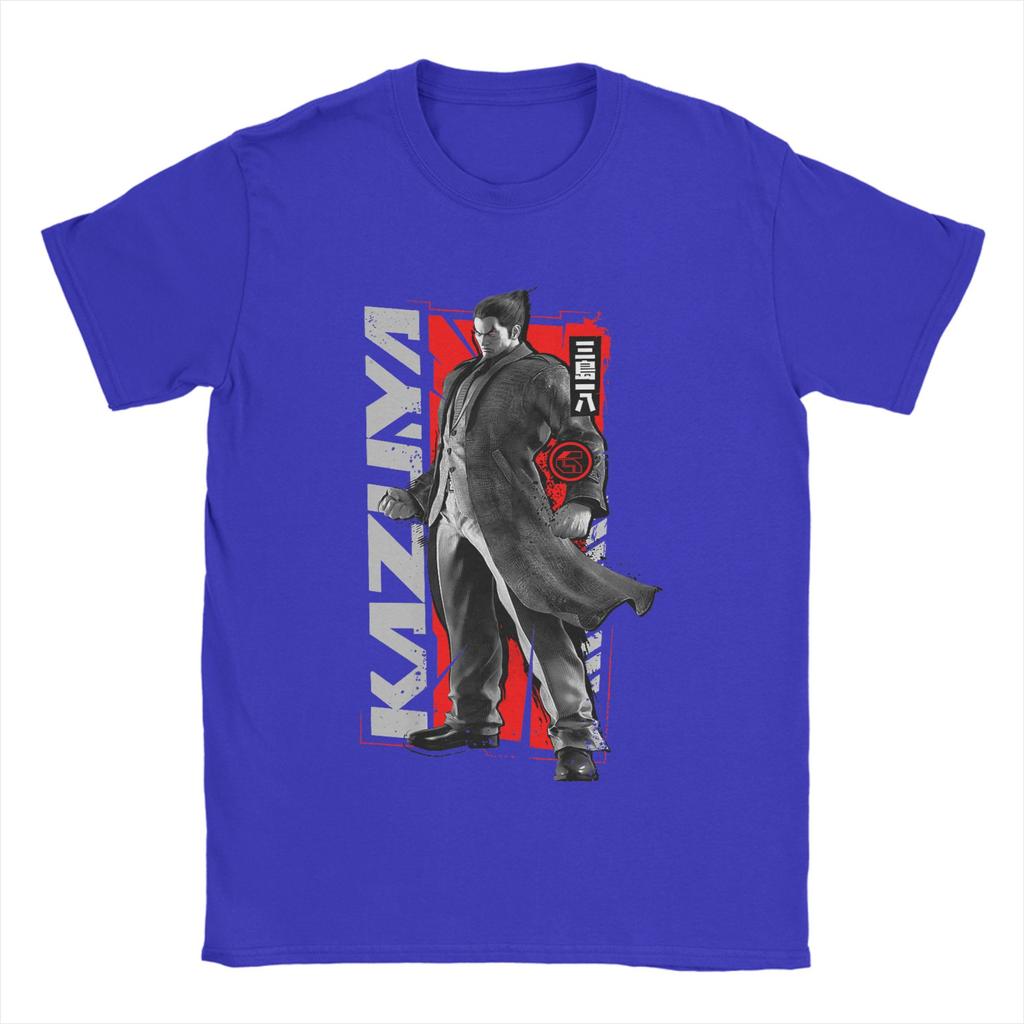 Mens Tekken Game T Shirt Cotton Clothing Vintage Short Sleeve Round Neck Tee Shirt Plus Size TShirts
