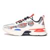Anta Life Series Mix Fission Wear-Resistant Non-Slip Low-Top Casual Sports Shoes Men Sneakers Black White Red 112118811-1