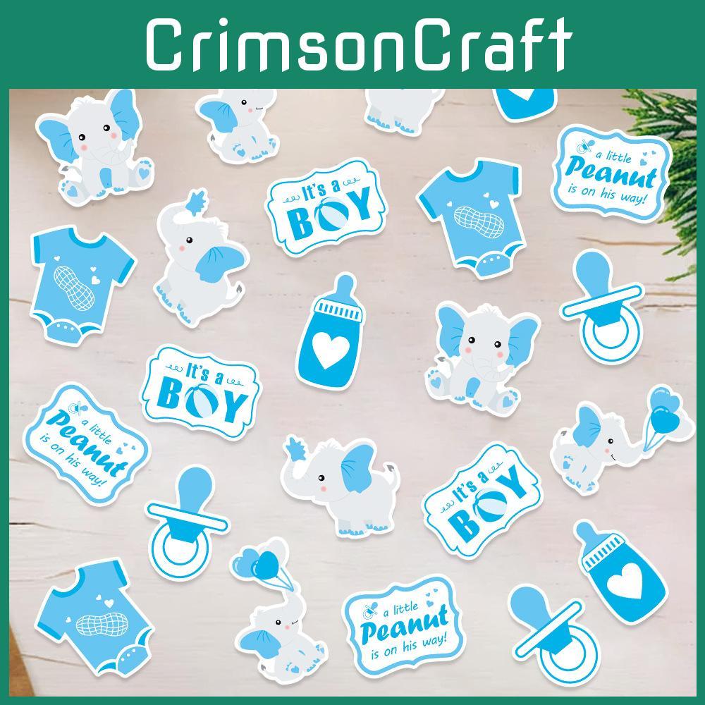 Blaues Elefanten-Konfetti Babyparty Party Desktop Dekoration Requisite Werfen