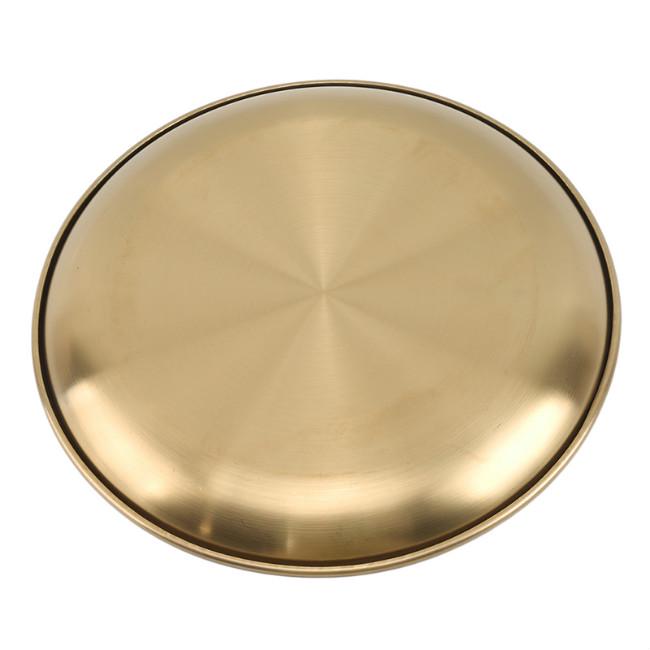 Farfurii de cină Farfurii de desert Farfurie din oțel inoxidabil Vas pentru fructe Farfurie pentru tort Tavă unică Tavă rotundă