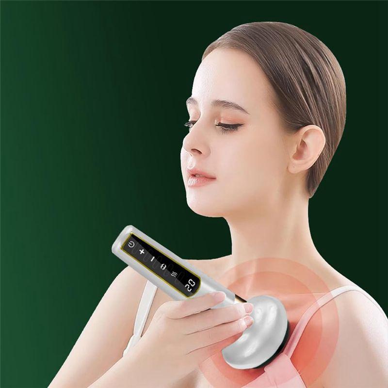 B02C-Negative Pressure Cupping And Scraping Device, 12 Level Cupping Massager, Intelligent Cupping Massage Device