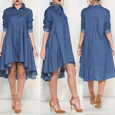 jeans midi dress