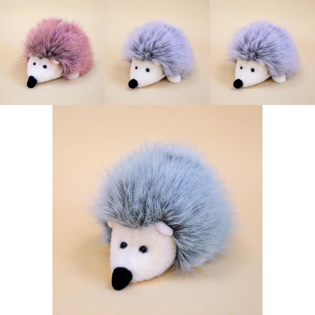 Creative Hedgehog Plush Toy Keychain With Realistic Animal Design For Gift And Decoration