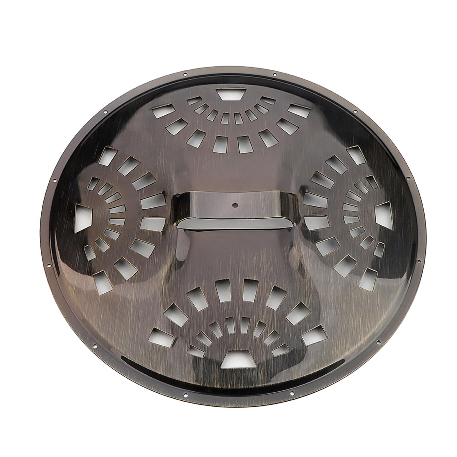 

Metal Guitar Cover Plate for Dobro Resonator Guitar Replacement Parts Resonator Guitar Resophonic Guitar Cover Plate