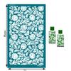Washable Silk Screen Stencils Soft Pottery Polymer Clay Geometric Animals Plants Craft Embossing Tool DIY Earring Jewelry Mold
