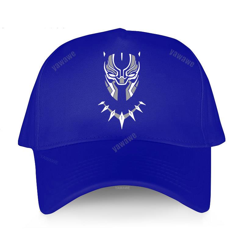 New Arrival Solid Baseball Caps Men summer Breathable Golf Hat Panther Wakanda Mask Teens Fashion Brand Cap female leisure Hats