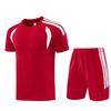 Mens Short Sleeve Tracksuit Running Basketball Soccer Training Workout Sportswear