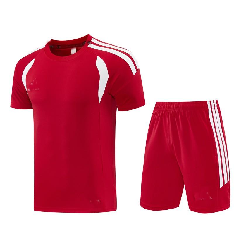 Mens Short Sleeve Tracksuit Running Basketball Soccer Training Workout Sportswear