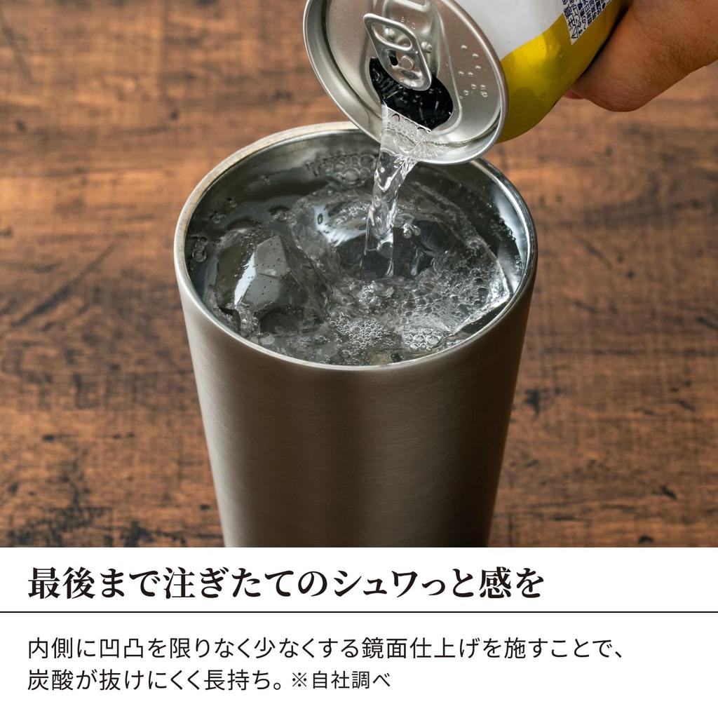 Thermos Industry Peacock Chuhai Home Izakaya Insulated Inner Black The-peacock (ATJ-65 B) Tumbler, Series, 650ml, Bottle, Long-Lasting Carbonation,