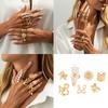 Stylish Sea Star Solar Designs Alloy Rings Comfortable Wear For Daily Outfits