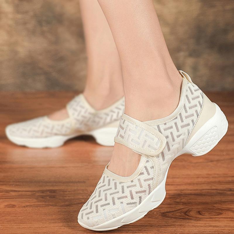 Atmungsaktive Freizeitschuhe für Damen, Jazz-Tanz-Sneakers