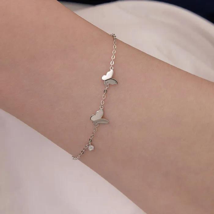 Silver Butterfly Bracelet RA26A29K