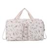 Quilted Mommy Bag Large Capacity Weekender Bag Cute Travel Bag for Hospital and Weekender Travel