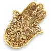 Räucherstäbchenhalter Klein Gold Aluminium Hamsa