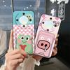 Shockproof Back Cover Phone Case For Honor X9a 5G/Magic5 Lite Card slot Dirt-resistant Silicone protective Card bag Cute