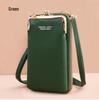 2025 Women's Korean Style Lychee Grain Large Capacity Crossbody Phone Bag & Wallet.