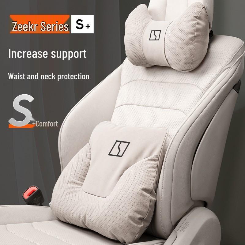 Zeekr Car Headrest & Neck Pillow for 001/FR, 7X/007, 009 Models - Lumbar Support Cushion