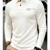 Mens Waffle Knit Polo, Minimalist Style with Airy Textured Fabric for Urban Streetwear Fashion
