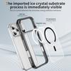 Crystal Clear Magnetic Phone Case With Anti Slip Texture Raised Camera Protection Compatible With iPhone 12 To 17 Pro Max Wireless Charging Support
