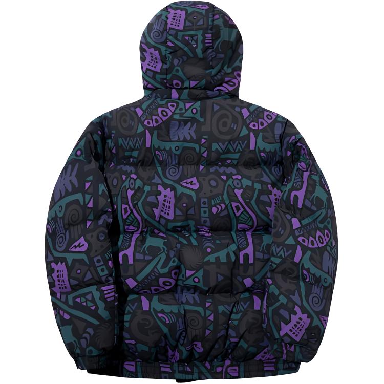 Li Ning Sports Casual Warm Down Jacket Unisex Jacket Black AYMU549-1