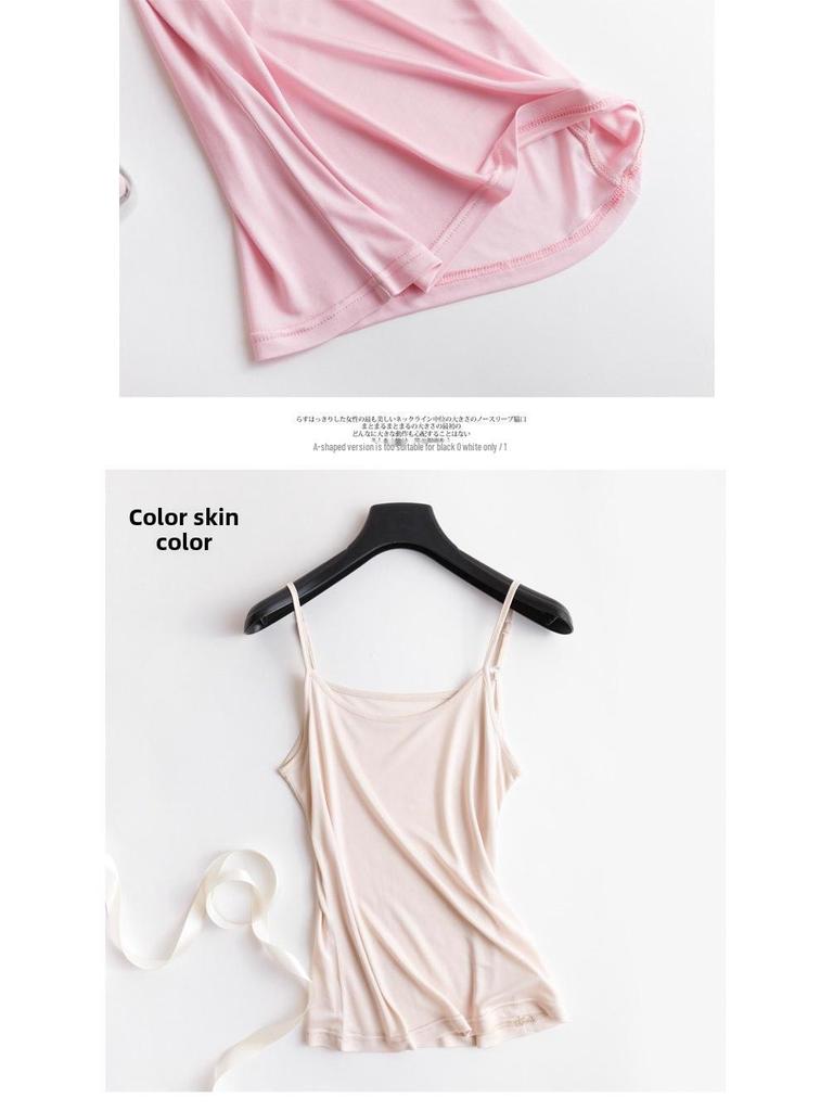 Tangge Sommer-Camisole aus Maulbeerseide – verstellbare Träger und vielseitige Passform