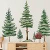 Fir Tree Green Plant Wall Sticker Self Adhesive PVC Kids Room Bedroom Living Room Decor