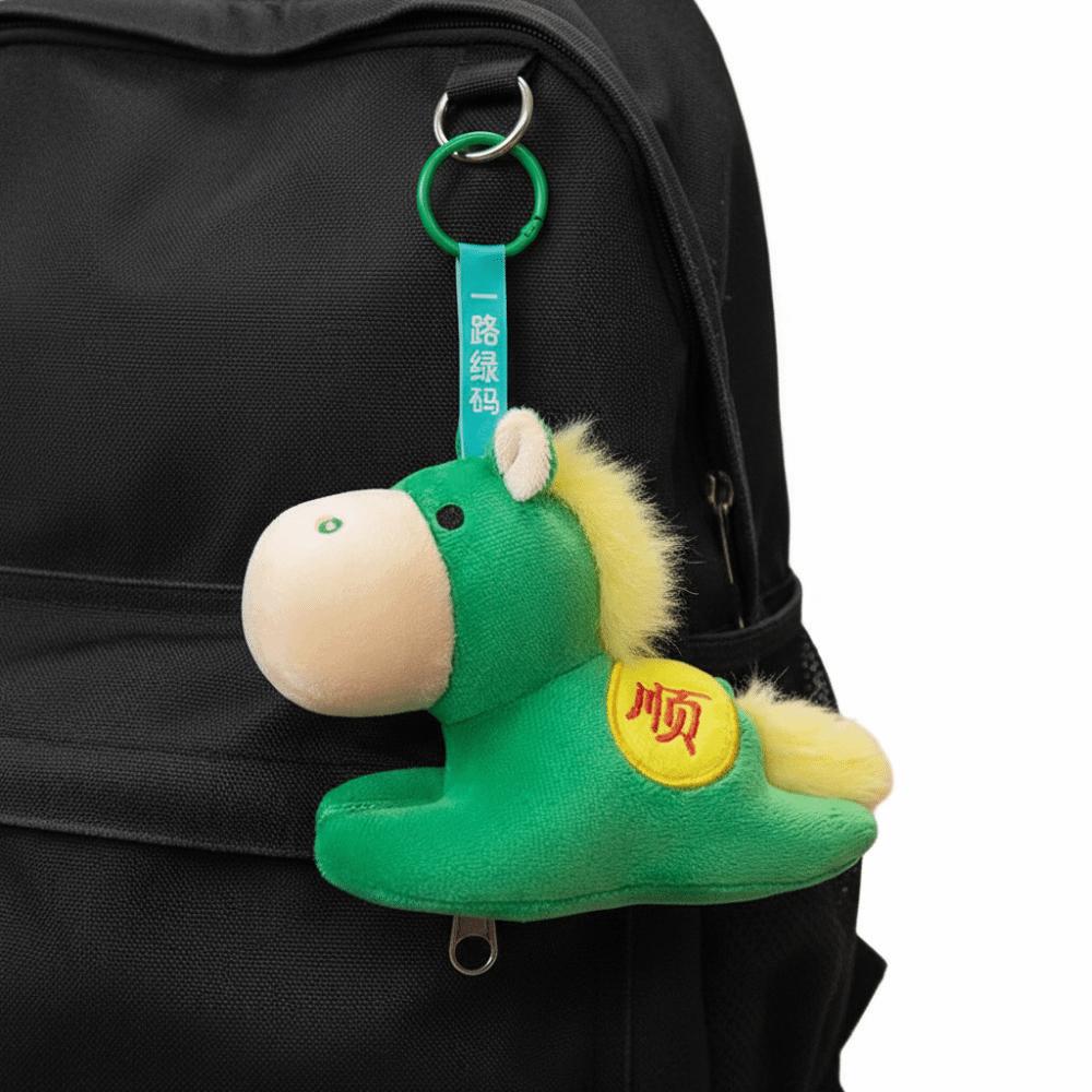 Hanging Pony Pendant Mascot Plush Horse Doll Pendant Plush Horse Keychain  Year of The Horse