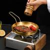 Stainless Steel Commercial Snack & Steak Plate with Handle