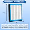 CP966 Cabin Air Filter With Activated Carbon For Chevy GMC Buick Cadillac,Silverado 1500 2500